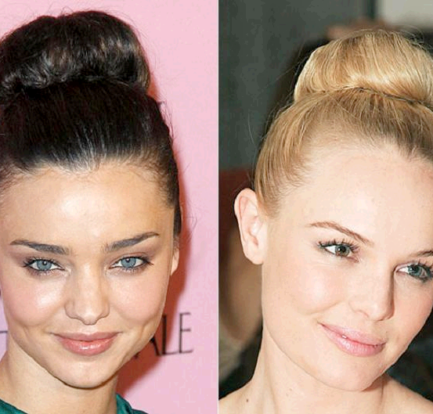 The High Bun #hairstyle is back and in full #celebrity force + tips on how to get your bun on!