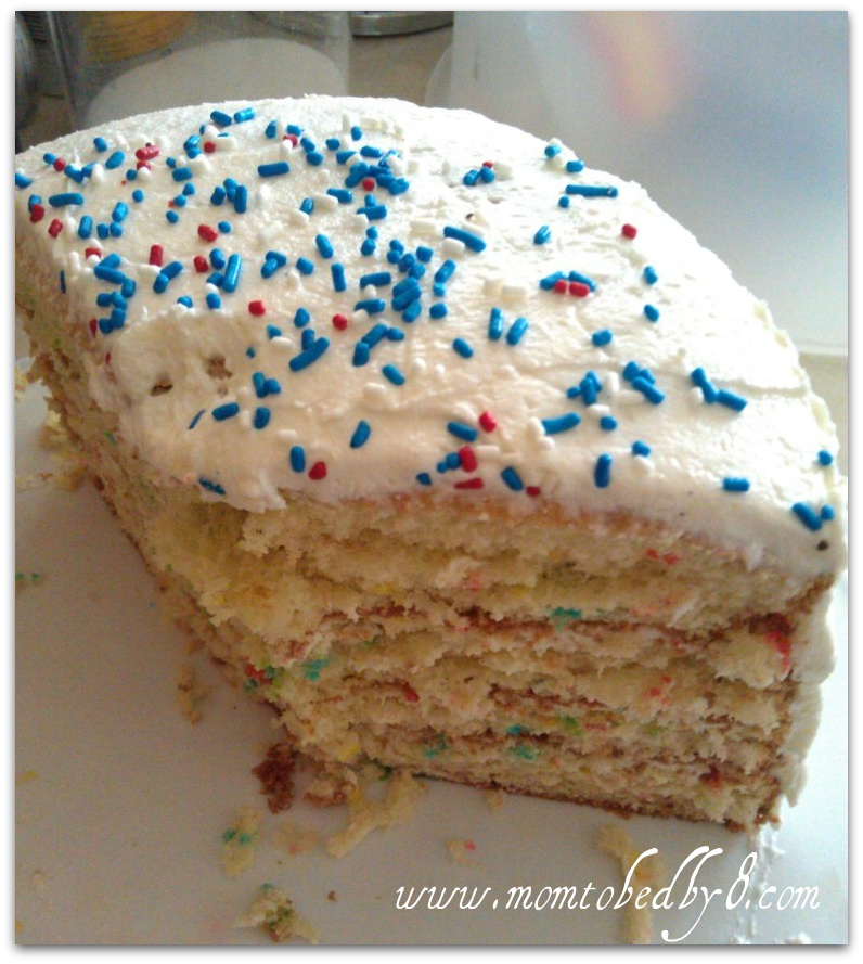Confetti Cake with Buttercream Icing Recipe Motherhood Defined