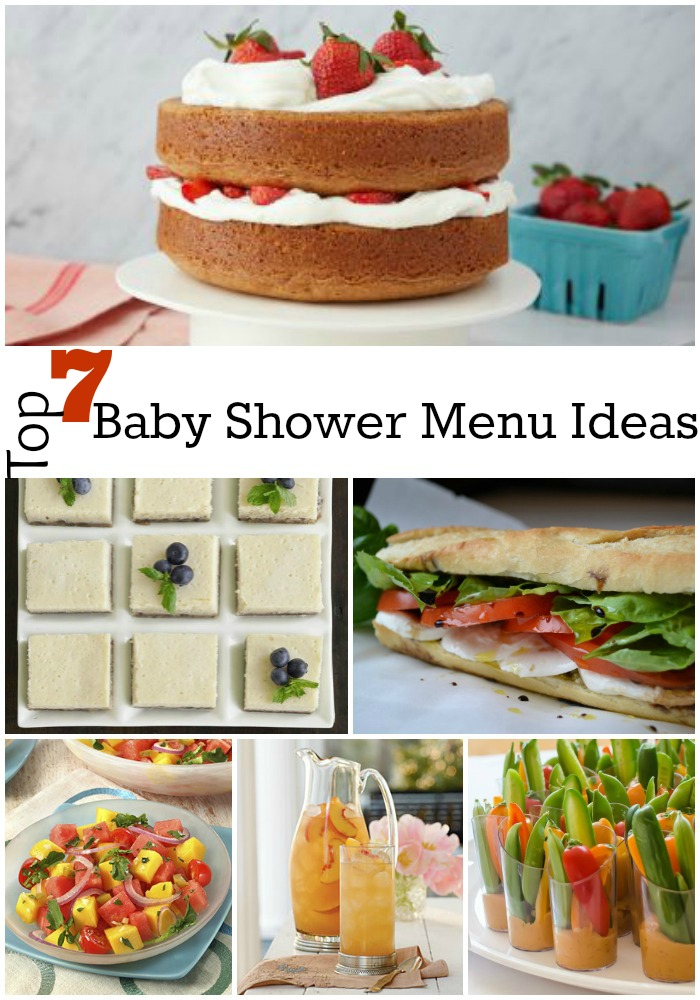 Top 7 Baby Shower Menu Ideas