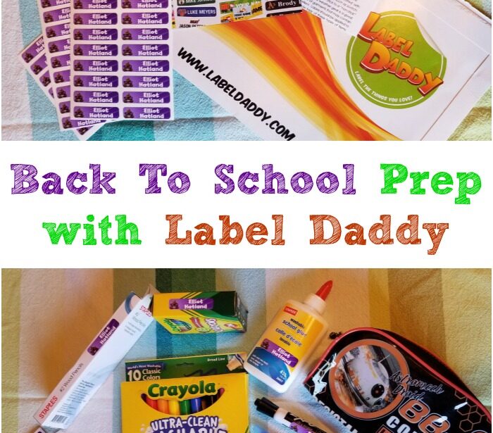 Back To School Prep with Label Daddy