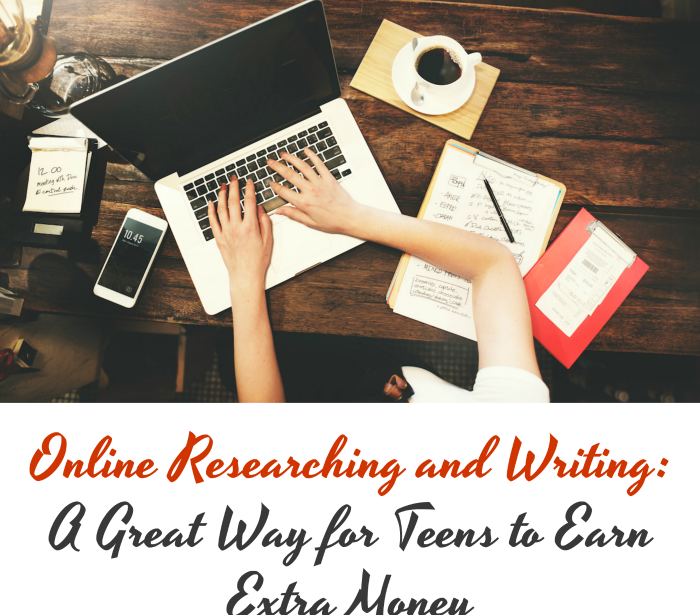 Online Researching and Writing: A Great Way for Teens to Earn Extra Money