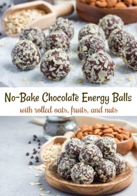 No-bake Chocolate Energy Balls Recipe - Motherhood Defined