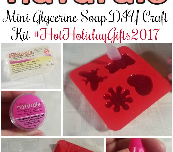Kiss Naturals Mini Glycerine Soap DIY Craft Kit #HotHolidayGifts2017