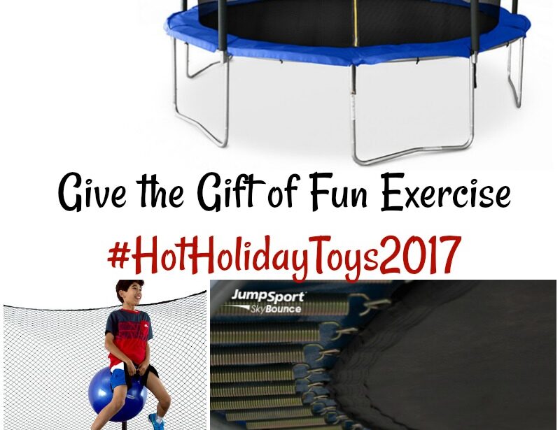 Give the Gift of Fun Exercise with JumpSport Trampolines #HotHolidayGifts2017