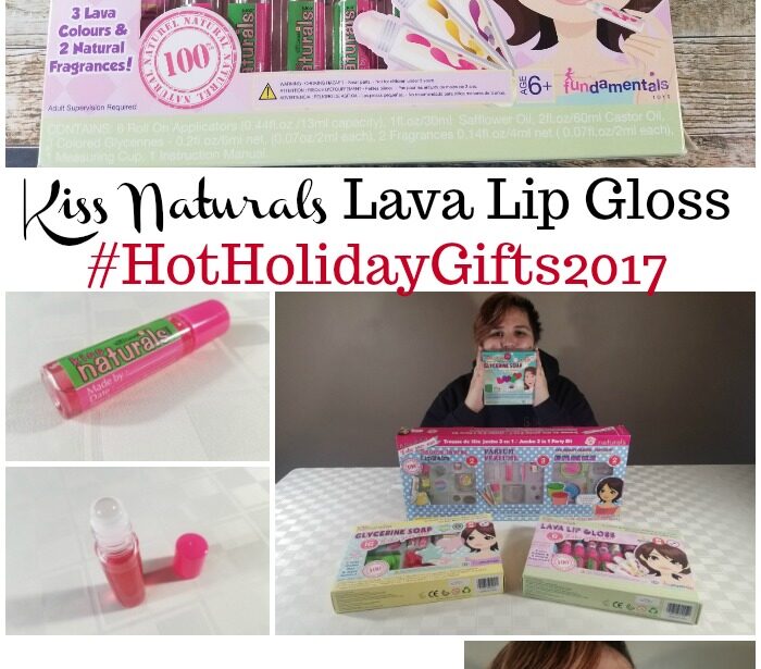 Kiss Naturals Lava Lip Gloss DIY Kit #HotHolidayGifts2017