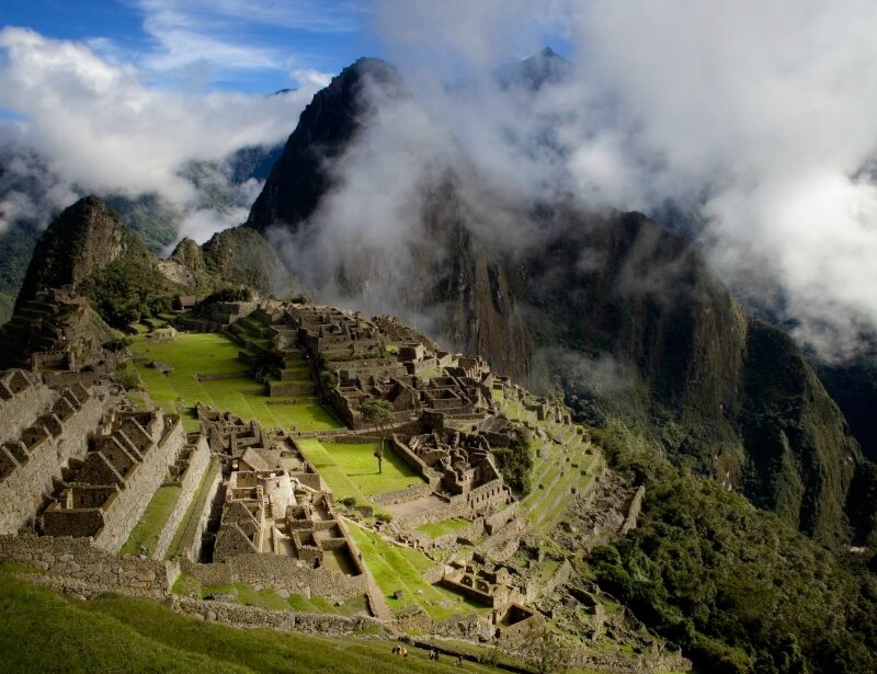 The ancient city of Machu Picchu, Peru