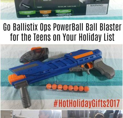 Go Ballistix Ops PowerBall Ball Blaster for the Teens on Your Holiday List #HotHolidayGifts2017