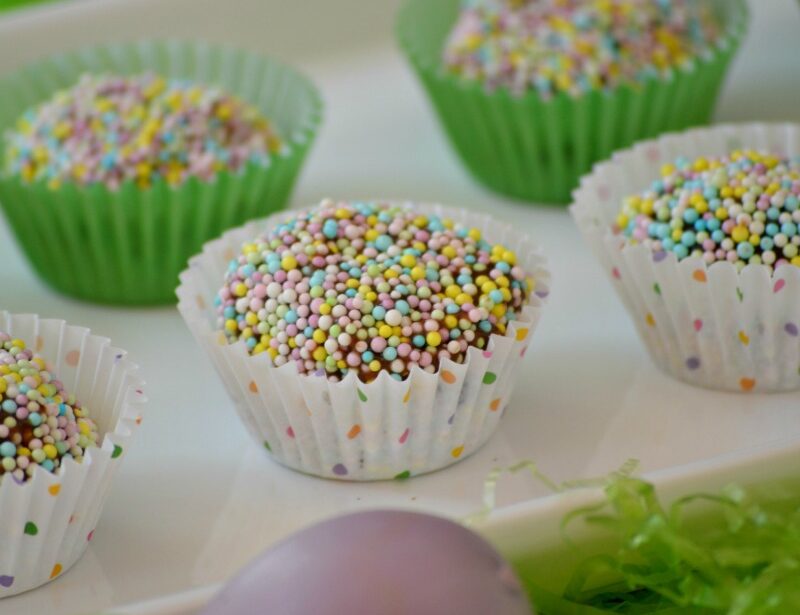 3 Ingredient Easter Chocolate Truffles Motherhood Defined