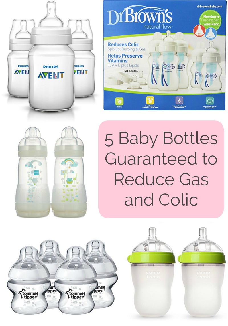 5 Baby Bottles Guaranteed to Reduce Gas 