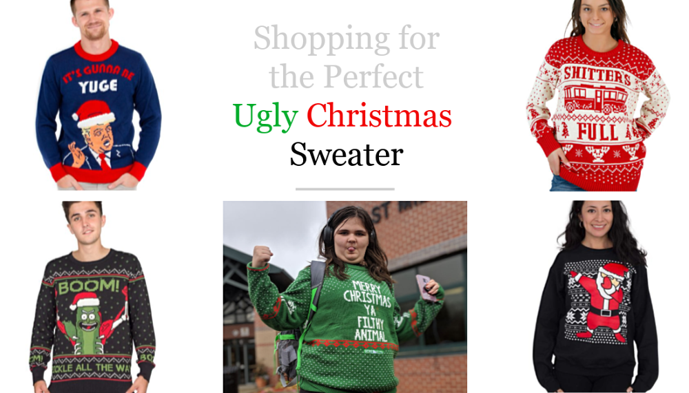 Shopping for the Perfect Ugly Christmas Sweater