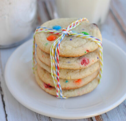M&M Funfetti Cookie Gift Jar