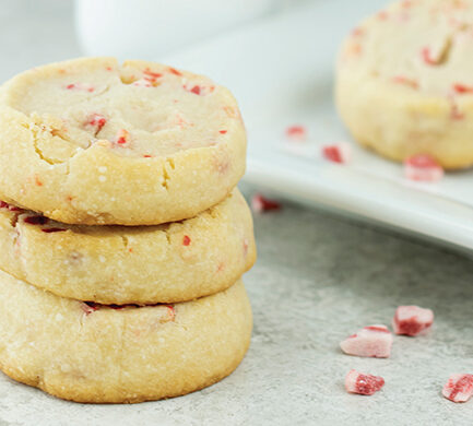 Just in time for the Holidays - Peppermint Shortbread Cookies