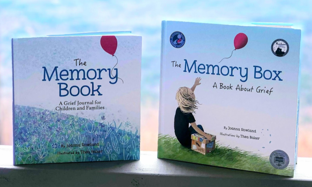 The Memory Book and The Memory Box by Joanna Rowland