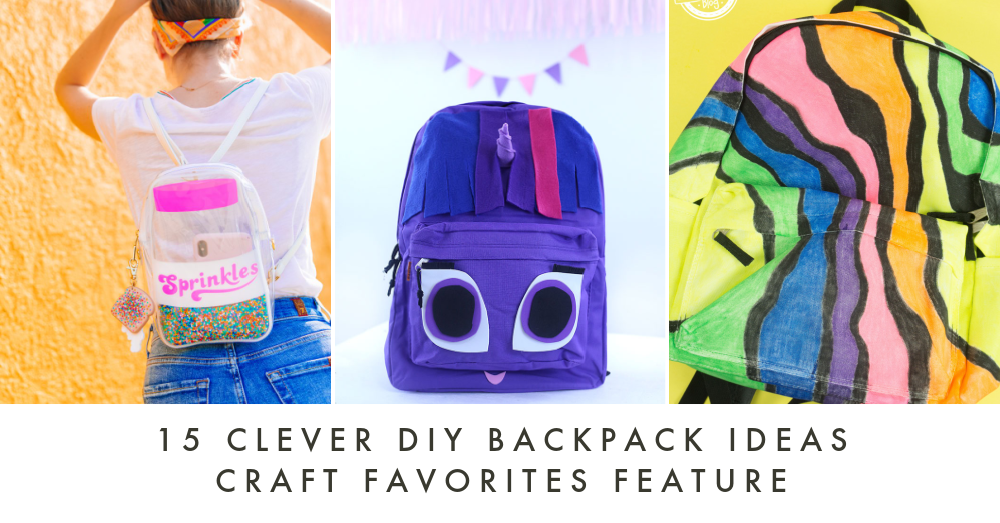 DIY Backpacks with Fabric Markers Kids Activities Blog
