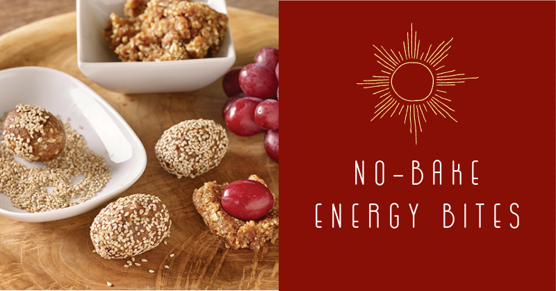 No-Bake Grape Energy Bites