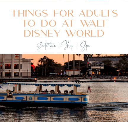 Things for Adults to Do At Walt Disney World