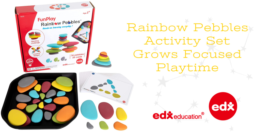 edx Education Rainbow Pebbles Activity Set Grows Focused Playtime