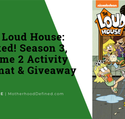 The Loud House: Cooked! Season 3, Volume 2 Activity Placemat & Giveaway