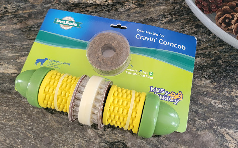 PetSafe Busy Buddy Cravin’ Corncob is a Stocking Stuffer Win for Dogs