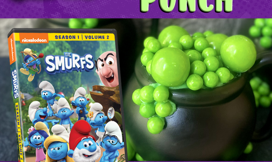 Let's Try a Cauldron Punch Inspired by The Smurfs Season 1, Volume 2 with Giveaway